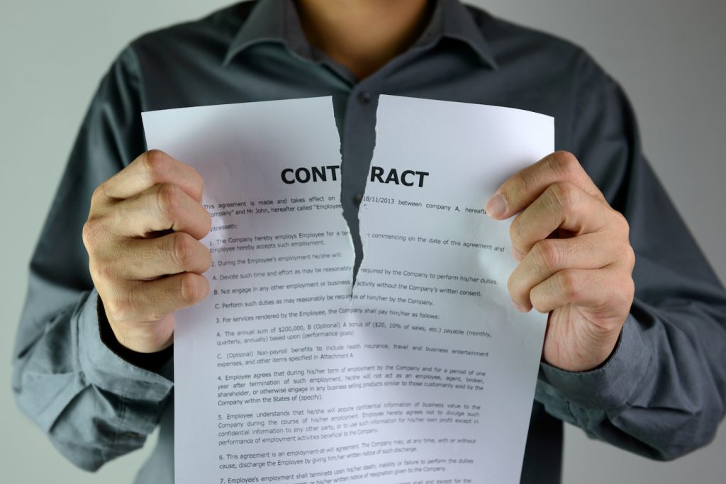 Breaking up is hard to do contract termination steps