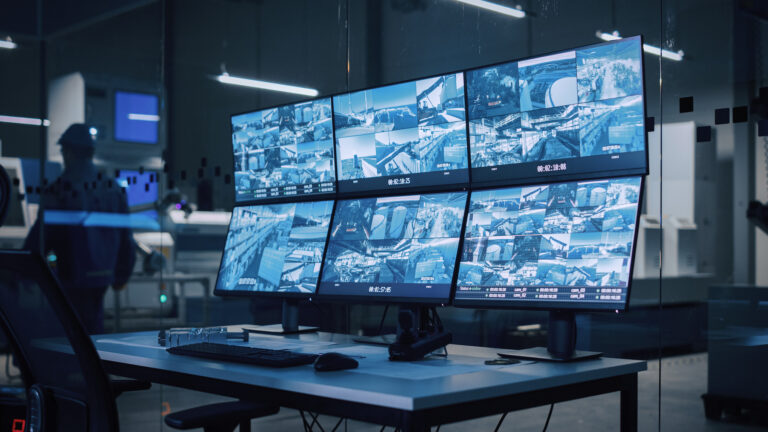 Industry 4.0 Modern Factory: Security Control Room
