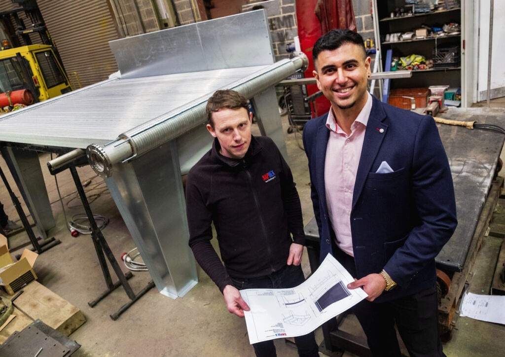 Innovative engineering company turns up the heat on future growth plans Gurinder Mandir Senior Business Lendin Manager with Finance For Enterprise with Luke Nelson Shareholder and Manager at Saphex Heat Exchangers Ltd
