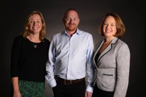 Pamela Barbato, Daniel O’Connor and Veronica Hannon of both Action Net Zero and Transform ESG 