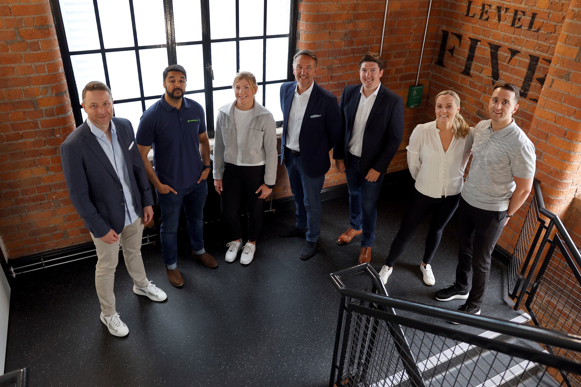 The team at Manchester-based tech platform, DeliveryApp,