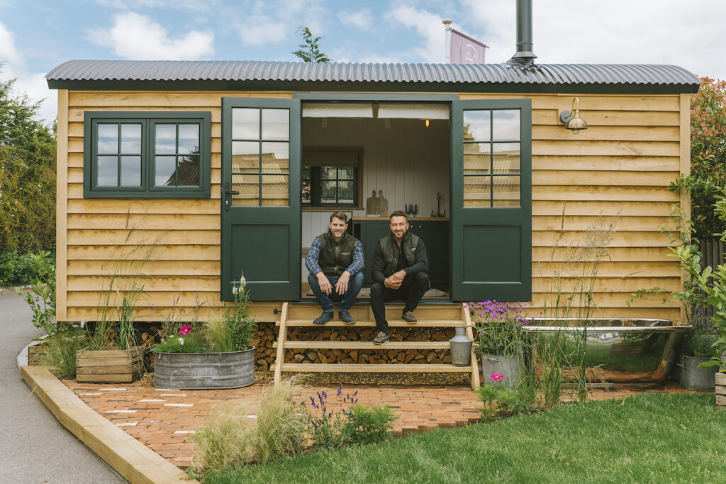Meet Jordan Franklin The Entrepreneur Who Swapped Vans For Shepherd Huts Harry & Jordan The Greendown team handcraft luxury shepherd huts