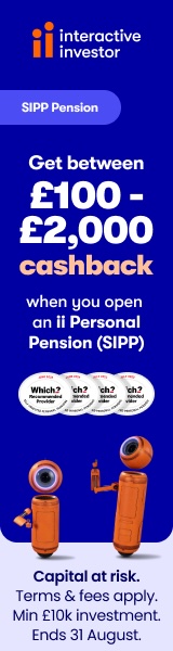 Upto £2000 free trades ii personal pension