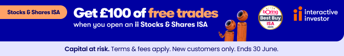 Stocks & Shares ISA - Get £100 of free trades