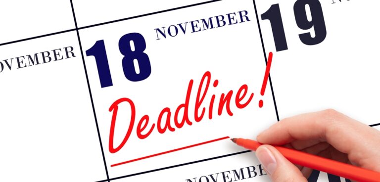 deadline 18th November