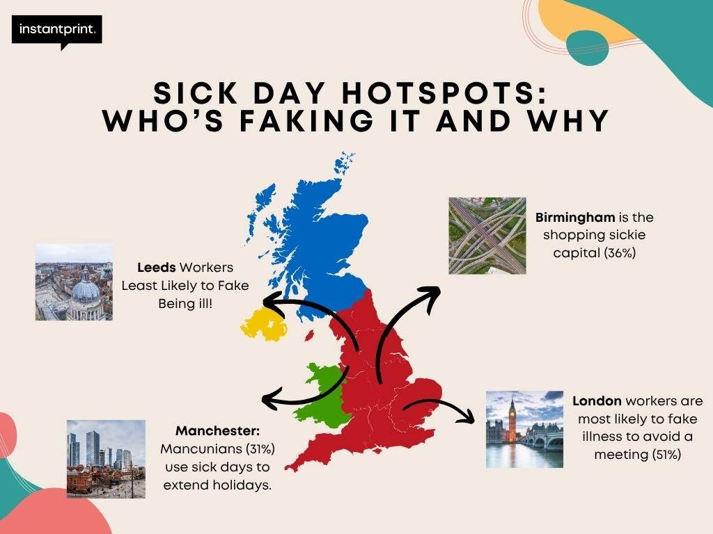 Sick day hotspots