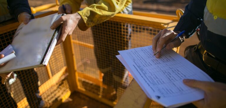 risk assessment on site