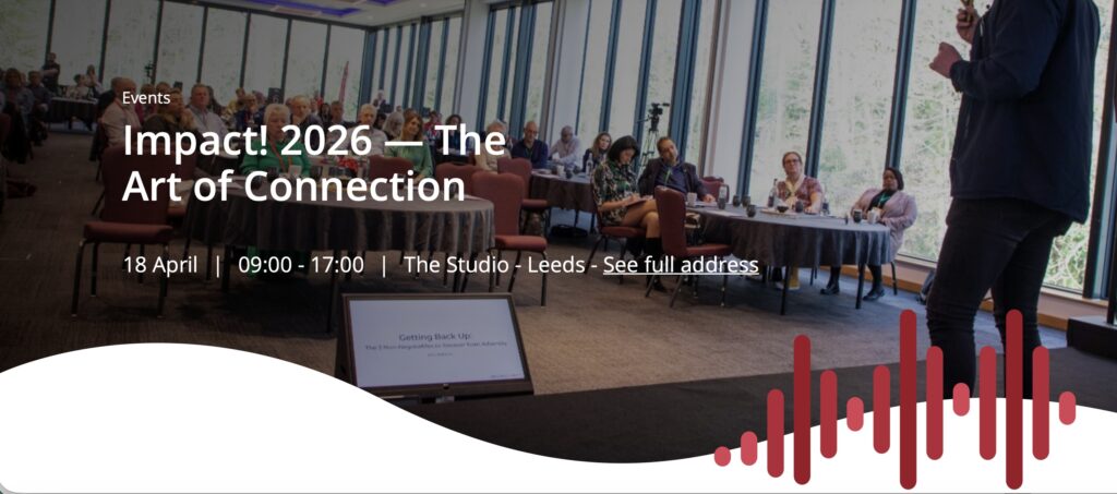 The PSA’s spring conference, IMPACT! 2026, takes place on Saturday April 18 at The Studio in Leeds