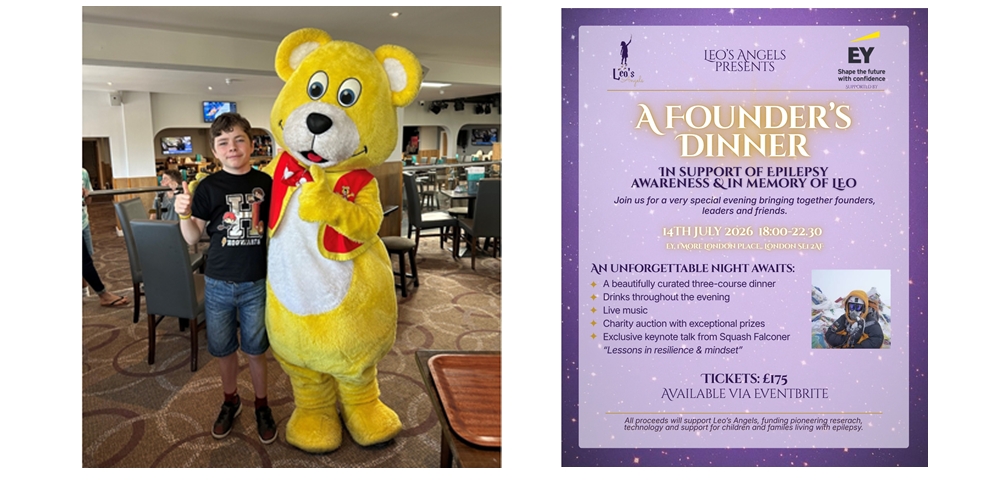 Founders charity dinner set to raise funds for epilepsy care Leo's Angels fundraising dinner