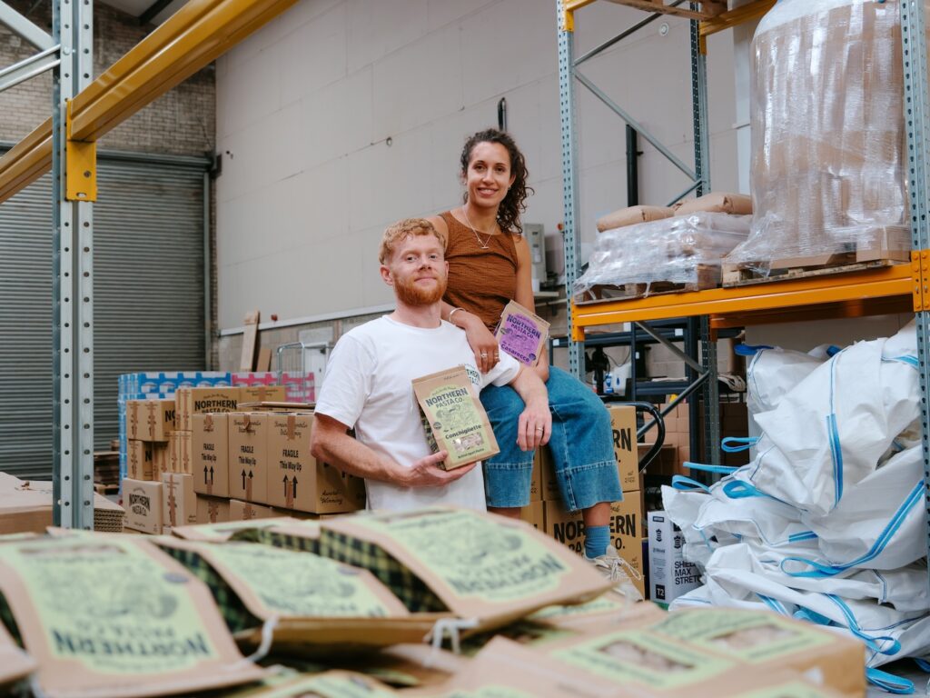 Northern Pasta Co. Took On The Dragons Founders Imogen Royall and Matt Kenyon walked into the Den to face all five Dragons: